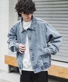 【ロッキーモンロー/Rocky Monroe】のヴィンテージライク オーバーサイズデニムブルゾン 人気、トレンドファッション・服の通販 founy(ファニー) ファッション Fashion レディースファッション Fashion for Women アウター Coat / Outerwear Collection ブルゾンジャケット・スポーティアウター Blouson Jackets カットソー Cut and Sewn Top シンプル Simple, Minimal デニム Denim, Jeans Material トレンド Trend, Trending Now 定番 Standard, Basic Item バランス Balance, Style Balance パーカー Hoodie, Parka ブルゾン Blouson, Bomber Jacket ミックス Mix, Mixed Style メンズ Men's, Menswear ルーズ Loose, Oversized ロング Long, Long-Length ワイド Wide, Wide Fit 再入荷 Restock / Back in Stock おすすめ Recommended / Our Picks thumbnail ブルー|ID: prp329100004918338 ipo3291000000036890016