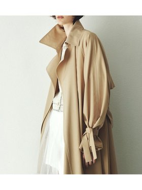 【フレイ アイディー/FRAY I.D】のライトフレアーロングトレンチコート/UVカット・接触冷感・撥水 人気、トレンドファッション・服の通販 founy(ファニー) ファッション Fashion レディースファッション Fashion for Women アウター Coat / Outerwear Collection コート・ロングコート・ピーコート Long Coats, Peacoats & More トレンチコート / 春秋の定番アウター Trench Coats カフス Cuff Design ガウン Gown, Robe シンプル Simple, Minimal スマート Smart, Elegant フロント Front, Front Design リボン Ribbon, Bow おすすめ Recommended / Our Picks |ID:prp329100004918340