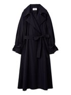 【フレイ アイディー/FRAY I.D】のライトフレアーロングトレンチコート/UVカット・接触冷感・撥水 人気、トレンドファッション・服の通販 founy(ファニー) ファッション Fashion レディースファッション Fashion for Women アウター Coat / Outerwear Collection コート・ロングコート・ピーコート Long Coats, Peacoats & More トレンチコート / 春秋の定番アウター Trench Coats カフス Cuff Design ガウン Gown, Robe シンプル Simple, Minimal スマート Smart, Elegant フロント Front, Front Design リボン Ribbon, Bow おすすめ Recommended / Our Picks thumbnail NVY[089]|ID: prp329100004918340 ipo3291000000036890026