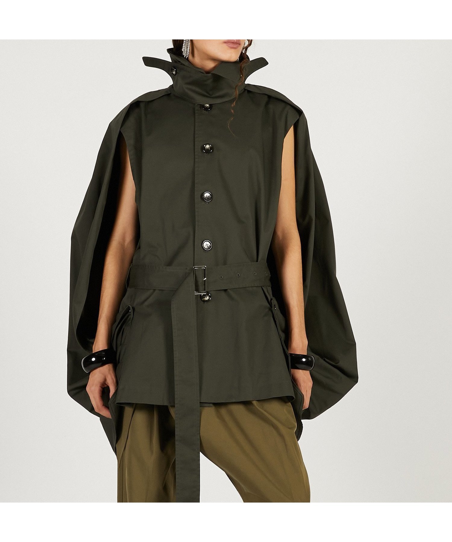 【プランク プロジェクト/PRANK PROJECT】のドレープコート / Balloon Shaped Sleeveless Coat 人気、トレンドファッション・服の通販 founy(ファニー) 　ファッション　Fashion　レディースファッション　Fashion for Women　アウター　Coat / Outerwear Collection　コート・ロングコート・ピーコート　Long Coats, Peacoats & More　フォルム　Silhouette, Form　フラップ　Flap, Flap Pocket　エレガント 上品　Elegant　 other-1|ID: prp329100004918360 ipo3291000000036890116