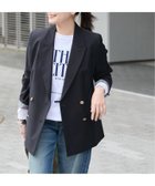 【ジャーナルスタンダード/JOURNAL STANDARD】の《追加2》4B ダブルブレステッドジャケット 人気、トレンドファッション・服の通販 founy(ファニー) ファッション Fashion レディースファッション Fashion for Women アウター Coat / Outerwear Collection レディースジャケット・軽アウター Jackets インナー Innerwear スマート Smart, Elegant デニム Denim, Jeans Material フェミニン Feminine, Girly thumbnail ネイビー|ID: prp329100004918362 ipo3291000000036890124