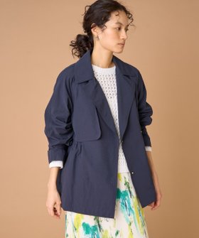 【イネド/INED】のショートトレンチジャケット 人気、トレンドファッション・服の通販 founy(ファニー) ファッション Fashion レディースファッション Fashion for Women アウター Coat / Outerwear Collection レディースジャケット・軽アウター Jackets 春 Spring スマート Smart, Elegant ポケット Pocket, Pocket Detail おすすめ Recommended / Our Picks |ID:prp329100004918366