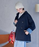 【フリークスストア/FREAK'S STORE】の配色 ショート トレンチコート/ミニ フレアコート/スプリングコート 全3色 ネイビー|ID: prp329100004918367 ipo3291000000036890144