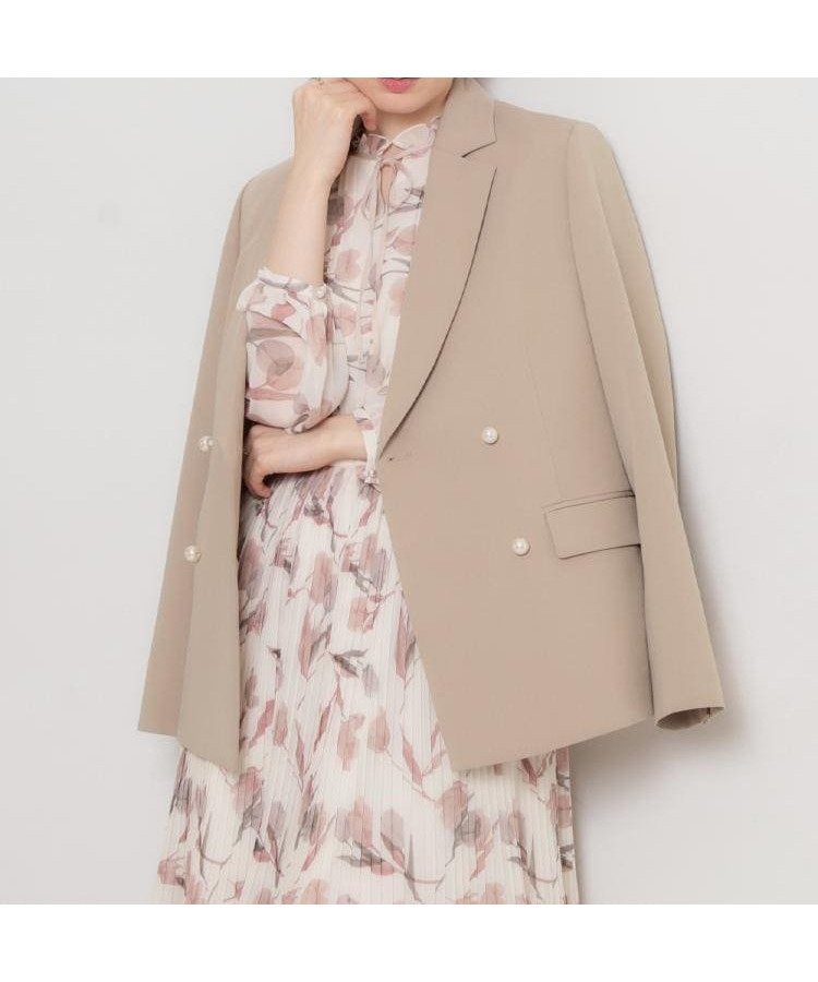 【クチュール ブローチ/Couture Brooch】の【洗える・ハレの日・通勤】パール調ボタン テーラードジャケット 人気、トレンドファッション・服の通販 founy(ファニー) 　ファッション　Fashion　レディースファッション　Fashion for Women　アウター　Coat / Outerwear Collection　レディースジャケット・軽アウター　Jackets　テーラードジャケット / 通勤・きれいめスタイル　Tailored Jackets & Blazers　洗える　Machine Washable　カットソー　Cut and Sewn Top　ジャケット　Jacket, Outerwear　ストレッチ　Stretch, Stretchy Fabric　スマート　Smart, Elegant　チェック　Check, Plaid, Tartan　デニム　Denim, Jeans Material　トレンド　Trend, Trending Now　パール　Pearl, Pearl Accent　ポケット　Pocket, Pocket Detail　ビジネス 仕事 通勤　Business / Work / Commuting　2026年　2026　 other-1|ID: prp329100004918371 ipo3291000000036890156