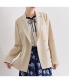 【クチュール ブローチ/Couture Brooch】の【洗える・ハレの日・通勤】パール調ボタン テーラードジャケット 人気、トレンドファッション・服の通販 founy(ファニー) ファッション Fashion レディースファッション Fashion for Women アウター Coat / Outerwear Collection レディースジャケット・軽アウター Jackets テーラードジャケット / 通勤・きれいめスタイル Tailored Jackets & Blazers 洗える Machine Washable カットソー Cut and Sewn Top ジャケット Jacket, Outerwear ストレッチ Stretch, Stretchy Fabric スマート Smart, Elegant チェック Check, Plaid, Tartan デニム Denim, Jeans Material トレンド Trend, Trending Now パール Pearl, Pearl Accent ポケット Pocket, Pocket Detail ビジネス 仕事 通勤 Business / Work / Commuting 2026年 2026 thumbnail ライトベージュ|ID: prp329100004918371 ipo3291000000036890158