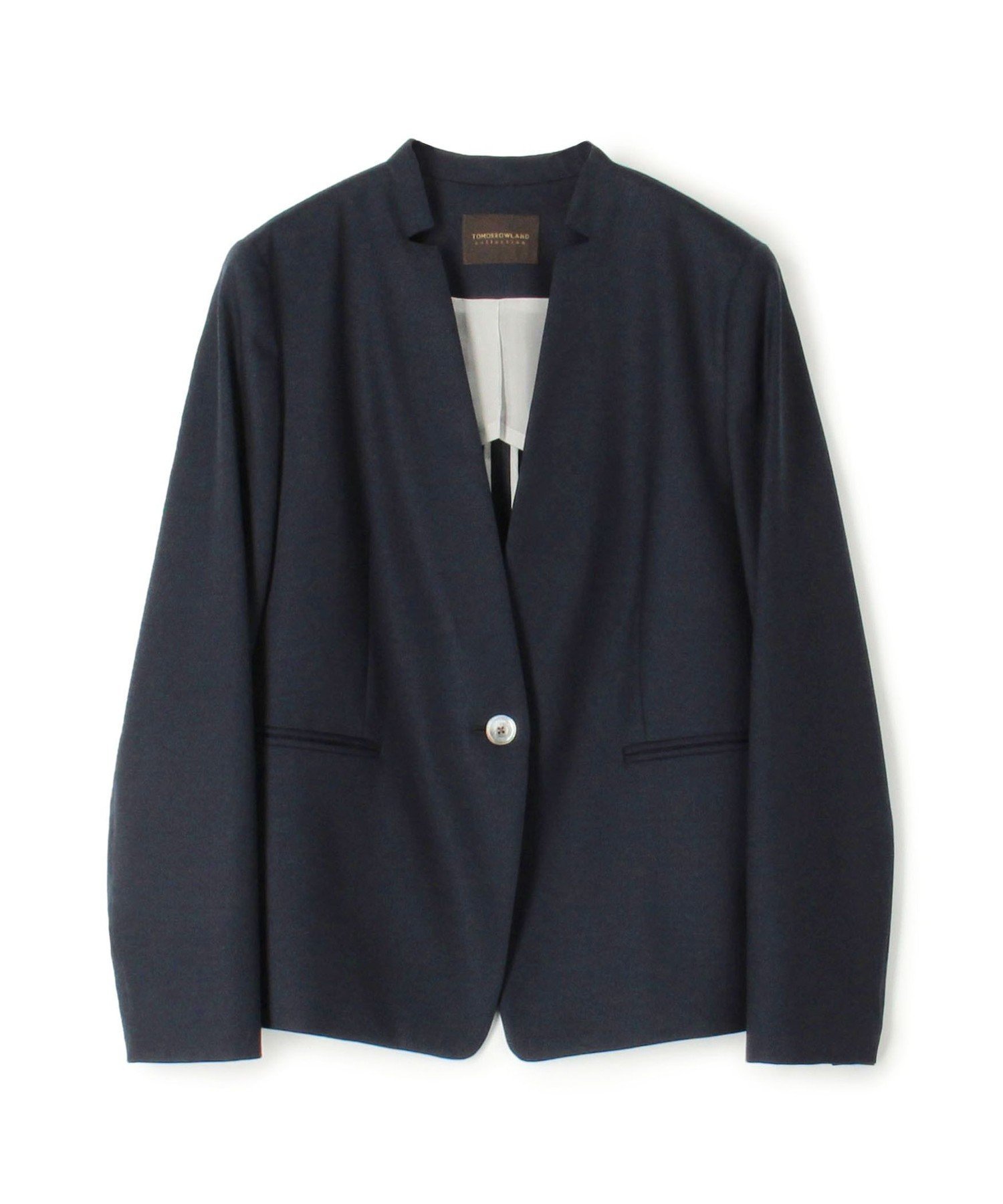 【トゥモローランド/TOMORROWLAND】のシャイニーシャーク キザミカラージャケット 人気、トレンドファッション・服の通販 founy(ファニー) ファッション Fashion レディースファッション Fashion for Women アウター Coat / Outerwear Collection レディースジャケット・軽アウター Jackets カッティング Cutting Detail コンパクト Compact, Small Size コンビネゾン Jumpsuit, All-in-One シェイプ Shape, Slim Fit シルク Silk, 100% Silk ストレッチ Stretch, Stretchy Fabric セットアップ Set-Up, Coordinated Outfit フロント Front, Front Design モダン Modern, Contemporary おすすめ Recommended / Our Picks エレガント 上品 Elegant セレモニー Ceremony 入学式 Entrance Ceremony other-1|ID: prp329100004918372 ipo3291000000036890161