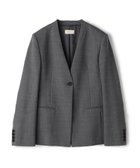 【トゥモローランド/TOMORROWLAND】のポリエステルウールバラシャ Vカラージャケット 人気、トレンドファッション・服の通販 founy(ファニー) ファッション Fashion レディースファッション Fashion for Women アウター Coat / Outerwear Collection レディースジャケット・軽アウター Jackets おすすめ Recommended / Our Picks ジャケット Jacket, Outerwear セットアップ Set-Up, Coordinated Outfit フロント Front, Front Design ベーシック Basic, Essential thumbnail 17 チャコールグレー|ID: prp329100004918378 ipo3291000000036890183