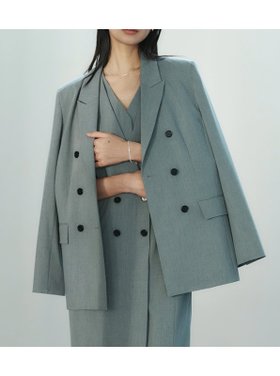 【アニュアンス/anuans】のピークドラペルダブルジャケット 人気、トレンドファッション・服の通販 founy(ファニー) ファッション Fashion レディースファッション Fashion for Women アウター Coat / Outerwear Collection レディースジャケット・軽アウター Jackets 春 Spring ジャケット Jacket, Outerwear ダブル Double, Double-Breasted デニム Denim, Jeans Material なめらか Smooth, Silky Texture バランス Balance, Style Balance フラップ Flap, Flap Pocket ボトム Bottoms, Lower Wear ポケット Pocket, Pocket Detail おすすめ Recommended / Our Picks エレガント 上品 Elegant |ID:prp329100004918385