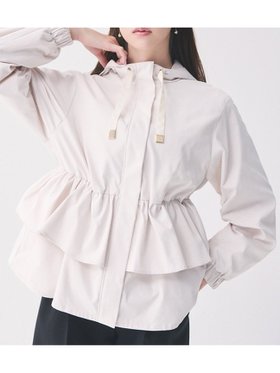 【セルフォード/CELFORD】の【UVカット】ティアードフリル撥水ブルゾン 人気、トレンドファッション・服の通販 founy(ファニー) ファッション Fashion レディースファッション Fashion for Women アウター Coat / Outerwear Collection ブルゾンジャケット・スポーティアウター Blouson Jackets ウェーブ Wavy Pattern ギャザー Gathered, Ruffled ストレート Straight, Straight Cut スマート Smart, Elegant ドローコード Drawcord, Drawstring Cord 定番 Standard, Basic Item フェミニン Feminine, Girly フリル Frill, Ruffle ブルゾン Blouson, Bomber Jacket ペプラム Peplum, Flared Hem ポケット Pocket, Pocket Detail メタル Metal, Metal Parts ロング Long, Long-Length おすすめ Recommended / Our Picks |ID:prp329100004918388