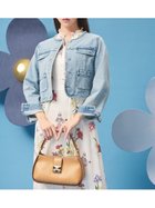 【セルフォード/CELFORD】のノーカラーデニムジャケット 人気、トレンドファッション・服の通販 founy(ファニー) ファッション Fashion レディースファッション Fashion for Women アウター Coat / Outerwear Collection レディースジャケット・軽アウター Jackets デニムジャケット / カジュアルアウター Denim Jackets おすすめ Recommended / Our Picks カーディガン Cardigan, Knitwear コンパクト Compact, Small Size ジャケット Jacket, Outerwear ストレート Straight, Straight Cut スマート Smart, Elegant デニム Denim, Jeans Material バランス Balance, Style Balance フロント Front, Front Design thumbnail LBLU[081]|ID: prp329100004918389 ipo3291000000036890231