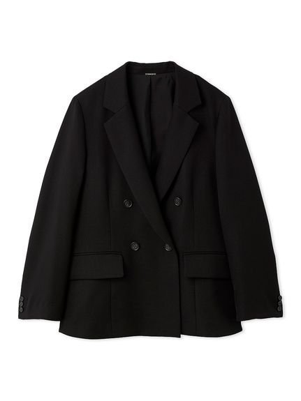 【フレイ アイディー/FRAY I.D】のダブルテーラードジャケット/ウォッシャブル・UVカット・防シワ・接触冷感 人気、トレンドファッション・服の通販 founy(ファニー) 　ファッション　Fashion　レディースファッション　Fashion for Women　アウター　Coat / Outerwear Collection　レディースジャケット・軽アウター　Jackets　テーラードジャケット / 通勤・きれいめスタイル　Tailored Jackets & Blazers　春　Spring　洗える　Machine Washable　今季　This Season, Current Season　ジャケット　Jacket, Outerwear　ストレッチ　Stretch, Stretchy Fabric　スマート　Smart, Elegant　フラップ　Flap, Flap Pocket　ポケット　Pocket, Pocket Detail　S/S・春夏　SS, Spring/Summer, Warm Season　おすすめ　Recommended / Our Picks　夏　Summer　エレガント 上品　Elegant　 other-1|ID: prp329100004918390 ipo3291000000036890232