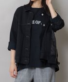 【ミューニック/Munich】の【ブランド定番】8ozデニム*ナイロンツイルドッキングトラッカージャケット 人気、トレンドファッション・服の通販 founy(ファニー) ファッション Fashion レディースファッション Fashion for Women アウター Coat / Outerwear Collection レディースジャケット・軽アウター Jackets クール Cool, Chic シンプル Simple, Minimal ジャケット Jacket, Outerwear デニム Denim, Jeans Material ドッキング Docking, Mixed Material 定番 Standard, Basic Item ブルゾン Blouson, Bomber Jacket モダン Modern, Contemporary A/W・秋冬 Autumn/Winter 2025年 2025 2025-2026秋冬・A/W Autumn/Winter 2025–26 AW25–26 thumbnail blk|ID: prp329100004918399 ipo3291000000036890268