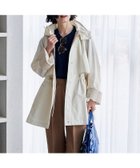 【フリークスストア/FREAK'S STORE】の2way 配色ステッチ フード付き ミニフレア トレンチコート/スプリングコート 全3色 オフホワイト|ID: prp329100004918404 ipo3291000000036890283