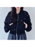 【ファーファー/FURFUR】の【WEB・一部店舗限定カラー】フラワー刺繍MA-1 人気、トレンドファッション・服の通販 founy(ファニー) ファッション Fashion レディースファッション Fashion for Women アウター Coat / Outerwear Collection MA-1ジャケット MA-1 Bomber Jackets / Flight Jackets おすすめ Recommended / Our Picks ショート Short, Short Length スウェット / スエット Sweatshirt, Sweatwear スマート Smart, Elegant セットアップ Set-Up, Coordinated Outfit ツイル Twist, Twisted Detail フィット Fit, Slim Fit フラワー Flower, Floral ワイド Wide, Wide Fit 防寒 Cold Protection, Winter-Ready thumbnail BLK[009]|ID: prp329100004918409 ipo3291000000036890301