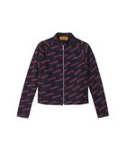 【ヒステリックグラマー/HYSTERIC GLAMOUR】のCHEERY刺繍 ジャケット 人気、トレンドファッション・服の通販 founy(ファニー) ファッション Fashion レディースファッション Fashion for Women アウター Coat / Outerwear Collection レディースジャケット・軽アウター Jackets なめらか Smooth, Silky Texture シンプル Simple, Minimal ジャカード／ジャガード Jacquard, Woven Pattern ジャケット Jacket, Outerwear スポーティ Sporty, Casual Athletic ダブル Double, Double-Breasted thumbnail ブラック系柄|ID: prp329100004918411 ipo3291000000036890311