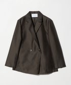 【ユナイテッドアローズ/UNITED ARROWS】のシアー テーラードジャケット -ウォッシャブル- 人気、トレンドファッション・服の通販 founy(ファニー) ファッション Fashion レディースファッション Fashion for Women アウター Coat / Outerwear Collection レディースジャケット・軽アウター Jackets テーラードジャケット / 通勤・きれいめスタイル Tailored Jackets & Blazers ウォッシャブル Machine Washable オーガンジー Organza Fabric シアー Sheer, See-Through シャイニー Shiny, Glossy Finish ジャケット Jacket, Outerwear スラックス Slacks, Dress Pants ダブル Double, Double-Breasted デニム Denim, Jeans Material フォルム Silhouette, Form エレガント 上品 Elegant 半袖 Short Sleeve, Half Sleeve 春 Spring ビジネス 仕事 通勤 Business / Work / Commuting thumbnail DK.BROWN|ID: prp329100004918418 ipo3291000000036890332