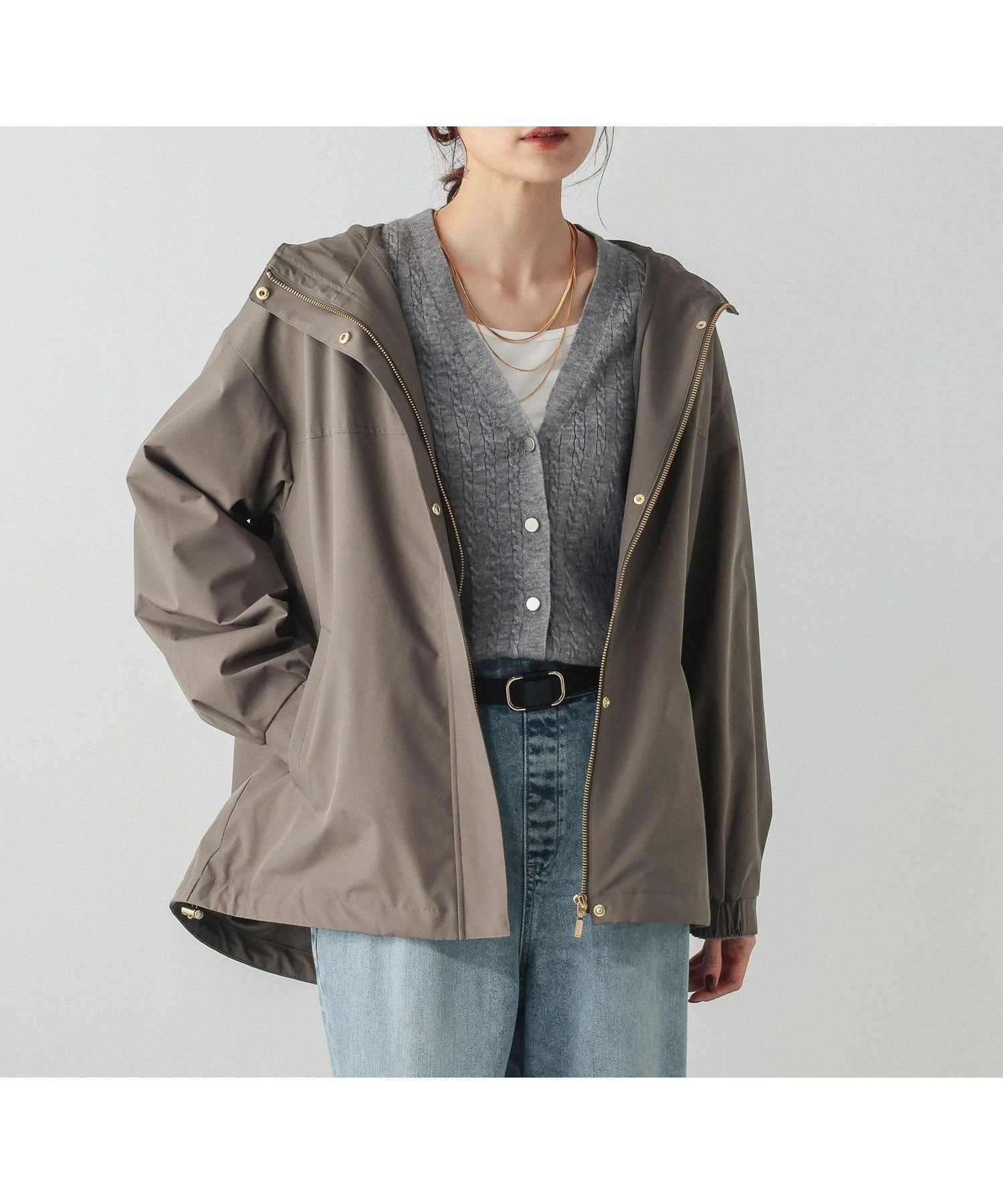 【グローバルワーク/GLOBAL WORK】の防風多機能マウンテンパーカー/580992 インテリア・キッズ・メンズ・レディースファッション・服の通販 founy(ファニー) 　ファッション　Fashion　レディースファッション　Fashion for Women　トップス・カットソー　Cut & Sew Tops　レディースパーカー・カジュアルフーディー　Casual Hoodies & Sweatshirts　おすすめ　Recommended / Our Picks　アウトドア　Outdoor Clothing　シンプル　Simple, Minimal　スラックス　Slacks, Dress Pants　デニム　Denim, Jeans Material　バランス　Balance, Style Balance　パーカー　Hoodie, Parka　メッシュ　Mesh, Net Fabric　ビジネス 仕事 通勤　Business / Work / Commuting　オリーブグレー73|ID: prp329100004918419 ipo3291000000036890339