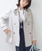 【インディヴィ/INDIVI】の【花粉付着防止/撥水/UVケア】名品トレンチコート 人気、トレンドファッション・服の通販 founy(ファニー) ファッション Fashion レディースファッション Fashion for Women アウター Coat / Outerwear Collection コート・ロングコート・ピーコート Long Coats, Peacoats & More トレンチコート / 春秋の定番アウター Trench Coats 春 Spring コンパクト Compact, Small Size スタイリッシュ Stylish, Fashionable スマート Smart, Elegant スーツ Suit, Formalwear ツイル Twist, Twisted Detail デニム Denim, Jeans Material バランス Balance, Style Balance フォルム Silhouette, Form ポケット Pocket, Pocket Detail エレガント 上品 Elegant ビジネス 仕事 通勤 Business / Work / Commuting thumbnail ライトグレー|ID: prp329100004918421 ipo3291000000036890348