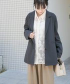 【アイテムズアーバンリサーチ/ITEMS URBAN RESEARCH】のルーズテーラード強撚ジャケット 人気、トレンドファッション・服の通販 founy(ファニー) ファッション Fashion レディースファッション Fashion for Women アウター Coat / Outerwear Collection レディースジャケット・軽アウター Jackets 2026年 2026 ジャケット Jacket, Outerwear エレガント 上品 Elegant 夏 Summer 春 Spring S/S・春夏 SS, Spring/Summer, Warm Season thumbnail チャコールグレー|ID: prp329100004918431 ipo3291000000036890387