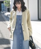 【アイテムズアーバンリサーチ/ITEMS URBAN RESEARCH】のルーズテーラード強撚ジャケット 人気、トレンドファッション・服の通販 founy(ファニー) ファッション Fashion レディースファッション Fashion for Women アウター Coat / Outerwear Collection レディースジャケット・軽アウター Jackets 2026年 2026 ジャケット Jacket, Outerwear エレガント 上品 Elegant 夏 Summer 春 Spring S/S・春夏 SS, Spring/Summer, Warm Season thumbnail ベージュ系その他|ID: prp329100004918431 ipo3291000000036890388