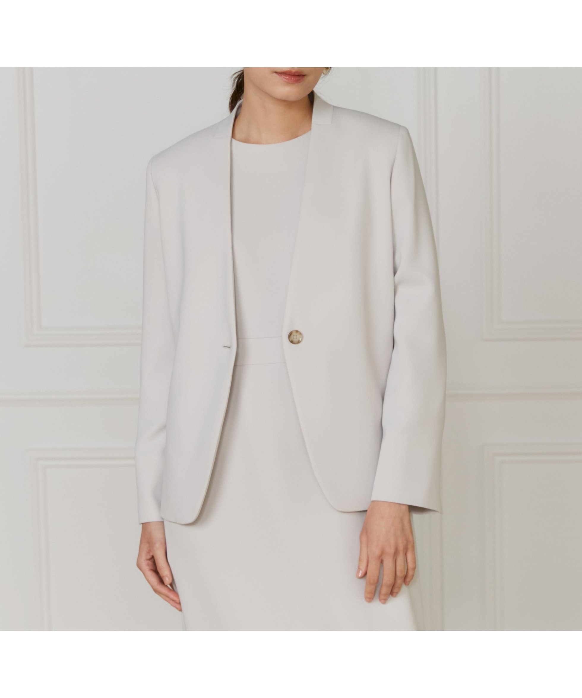 【イネド/INED】の【マルチWAYセットアップ】カラーレスジャケット 人気、トレンドファッション・服の通販 founy(ファニー) 　ファッション　Fashion　レディースファッション　Fashion for Women　アウター　Coat / Outerwear Collection　レディースジャケット・軽アウター　Jackets　ジャケット　Jacket, Outerwear　ストレッチ　Stretch, Stretchy Fabric　セットアップ　Set-Up, Coordinated Outfit　セレモニー　Ceremony　ビジネス 仕事 通勤　Business / Work / Commuting　ポケット　Pocket, Pocket Detail　入学式　Entrance Ceremony　卒業式　Graduation Ceremony　 other-1|ID: prp329100004918432 ipo3291000000036890390