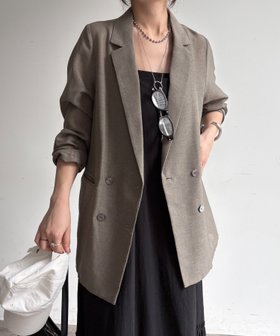 【ドゥドゥ/DouDou】の【ウォッシャブル】シアーダブルジャケット 人気、トレンドファッション・服の通販 founy(ファニー) ファッション Fashion レディースファッション Fashion for Women アウター Coat / Outerwear Collection レディースジャケット・軽アウター Jackets ウォッシャブル Machine Washable ジャケット Jacket, Outerwear スマート Smart, Elegant 雑誌 Magazine, Fashion Magazine ダブル Double, Double-Breasted バランス Balance, Style Balance メッシュ Mesh, Net Fabric S/S・春夏 SS, Spring/Summer, Warm Season 再入荷 Restock / Back in Stock 夏 Summer エレガント 上品 Elegant 2026年 2026 |ID:prp329100004918442