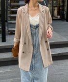 【ドゥドゥ/DouDou】の【ウォッシャブル】シアーダブルジャケット 人気、トレンドファッション・服の通販 founy(ファニー) ファッション Fashion レディースファッション Fashion for Women アウター Coat / Outerwear Collection レディースジャケット・軽アウター Jackets ウォッシャブル Machine Washable ジャケット Jacket, Outerwear スマート Smart, Elegant 雑誌 Magazine, Fashion Magazine ダブル Double, Double-Breasted バランス Balance, Style Balance メッシュ Mesh, Net Fabric S/S・春夏 SS, Spring/Summer, Warm Season 再入荷 Restock / Back in Stock 夏 Summer エレガント 上品 Elegant 2026年 2026 thumbnail ベージュその他1|ID: prp329100004918442 ipo3291000000036890424