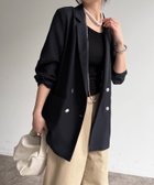 【ドゥドゥ/DouDou】の【ウォッシャブル】シアーダブルジャケット 人気、トレンドファッション・服の通販 founy(ファニー) ファッション Fashion レディースファッション Fashion for Women アウター Coat / Outerwear Collection レディースジャケット・軽アウター Jackets ウォッシャブル Machine Washable ジャケット Jacket, Outerwear スマート Smart, Elegant 雑誌 Magazine, Fashion Magazine ダブル Double, Double-Breasted バランス Balance, Style Balance メッシュ Mesh, Net Fabric S/S・春夏 SS, Spring/Summer, Warm Season 再入荷 Restock / Back in Stock 夏 Summer エレガント 上品 Elegant 2026年 2026 thumbnail ブラック|ID: prp329100004918442 ipo3291000000036890427