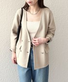 【シップス フォー ウィメン/SHIPS】のSHIPS Colors 手洗い可能 ニット カラーレス ダブルボタン ジャケット 人気、トレンドファッション・服の通販 founy(ファニー) ファッション Fashion レディースファッション Fashion for Women アウター Coat / Outerwear Collection レディースジャケット・軽アウター Jackets 春 Spring カーディガン Cardigan, Knitwear ジャケット Jacket, Outerwear スラックス Slacks, Dress Pants ダブル Double, Double-Breasted デニム Denim, Jeans Material メンズ Men's, Menswear アウトレット Outlet / Clearance おすすめ Recommended / Our Picks ビジネス 仕事 通勤 Business / Work / Commuting 2026年 2026 thumbnail ベージュ|ID: prp329100004918443 ipo3291000000036890429