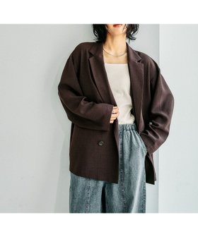 【レプシィム ローリーズファーム/LEPSIM LOWRYS FARM】の《リネンライクドライシリーズ》ルーズW長袖ジャケット 人気、トレンドファッション・服の通販 founy(ファニー) ファッション Fashion レディースファッション Fashion for Women アウター Coat / Outerwear Collection レディースジャケット・軽アウター Jackets おすすめ Recommended / Our Picks ジャケット Jacket, Outerwear セットアップ Set-Up, Coordinated Outfit ラップ Wrap, Wrap Design ルーズ Loose, Oversized 人気 Popular, Best Seller 長袖 Long Sleeve, Full Sleeve |ID:prp329100004918447