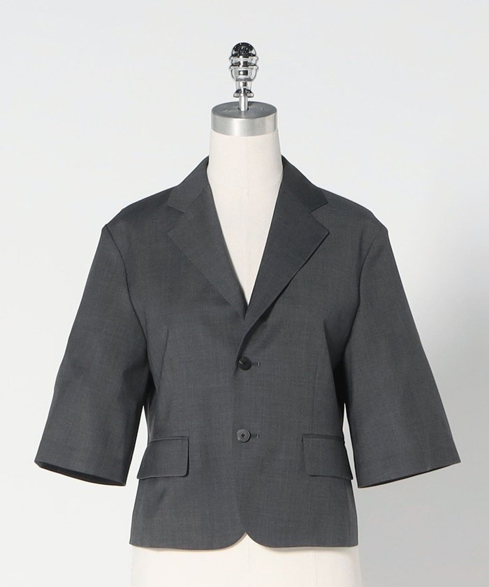 【ユナイテッドアローズ/UNITED ARROWS】のLOEFF トロピカルウール ショートスリーブ ジャケット インテリア・キッズ・メンズ・レディースファッション・服の通販 founy(ファニー) https://founy.com/ ファッション Fashion レディースファッション Fashion for Women アウター Coat / Outerwear Collection レディースジャケット・軽アウター Jackets キュロット Culottes, Wide Shorts コンパクト Compact, Small Size サマー Summer, Summer Style ショート Short, Short Length ジャケット Jacket, Outerwear スマート Smart, Elegant スリーブ Sleeve, Long Sleeve / Short Sleeve セットアップ Set-Up, Coordinated Outfit バランス Balance, Style Balance 半袖 Short Sleeve, Half Sleeve ワイド Wide, Wide Fit アウトレット Outlet / Clearance おすすめ Recommended / Our Picks |ID: prp329100004918451 ipo3291000000036890457