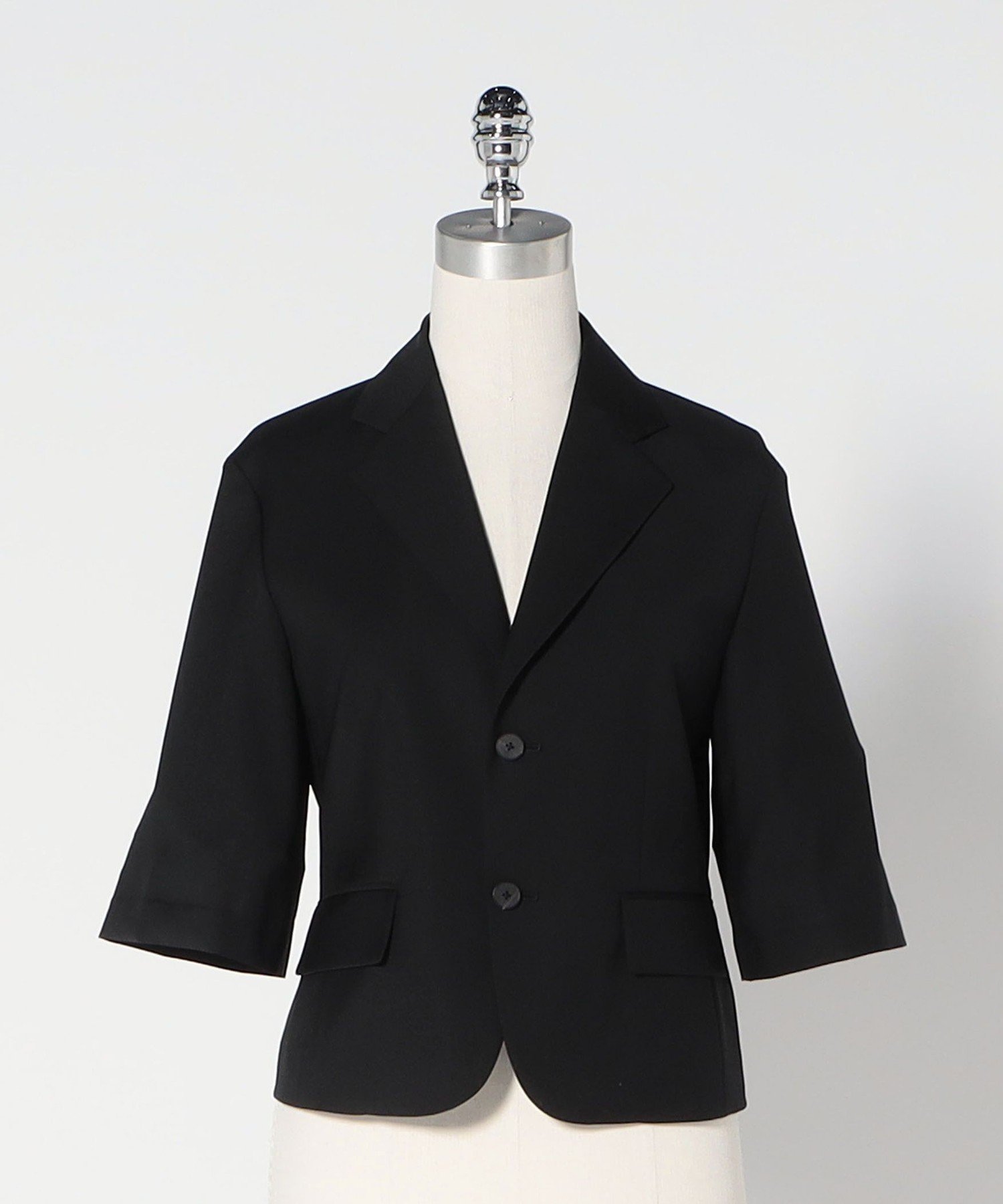 【ユナイテッドアローズ/UNITED ARROWS】のLOEFF トロピカルウール ショートスリーブ ジャケット インテリア・キッズ・メンズ・レディースファッション・服の通販 founy(ファニー) 　ファッション　Fashion　レディースファッション　Fashion for Women　アウター　Coat / Outerwear Collection　レディースジャケット・軽アウター　Jackets　キュロット　Culottes, Wide Shorts　コンパクト　Compact, Small Size　サマー　Summer, Summer Style　ショート　Short, Short Length　ジャケット　Jacket, Outerwear　スマート　Smart, Elegant　スリーブ　Sleeve, Long Sleeve / Short Sleeve　セットアップ　Set-Up, Coordinated Outfit　バランス　Balance, Style Balance　半袖　Short Sleeve, Half Sleeve　ワイド　Wide, Wide Fit　アウトレット　Outlet / Clearance　おすすめ　Recommended / Our Picks　BLACK|ID: prp329100004918451 ipo3291000000036890459