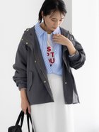 【テチチ/Te chichi】のナイロンマウンテンパーカー 人気、トレンドファッション・服の通販 founy(ファニー) ファッション Fashion レディースファッション Fashion for Women トップス・カットソー Cut & Sew Tops レディースパーカー・カジュアルフーディー Casual Hoodies & Sweatshirts アウトドア Outdoor Clothing シンプル Simple, Minimal スリーブ Sleeve, Long Sleeve / Short Sleeve ドローストリング Drawstring, Pull Cord パーカー Hoodie, Parka thumbnail チャコールグレー|ID: prp329100004918452 ipo3291000000036890464