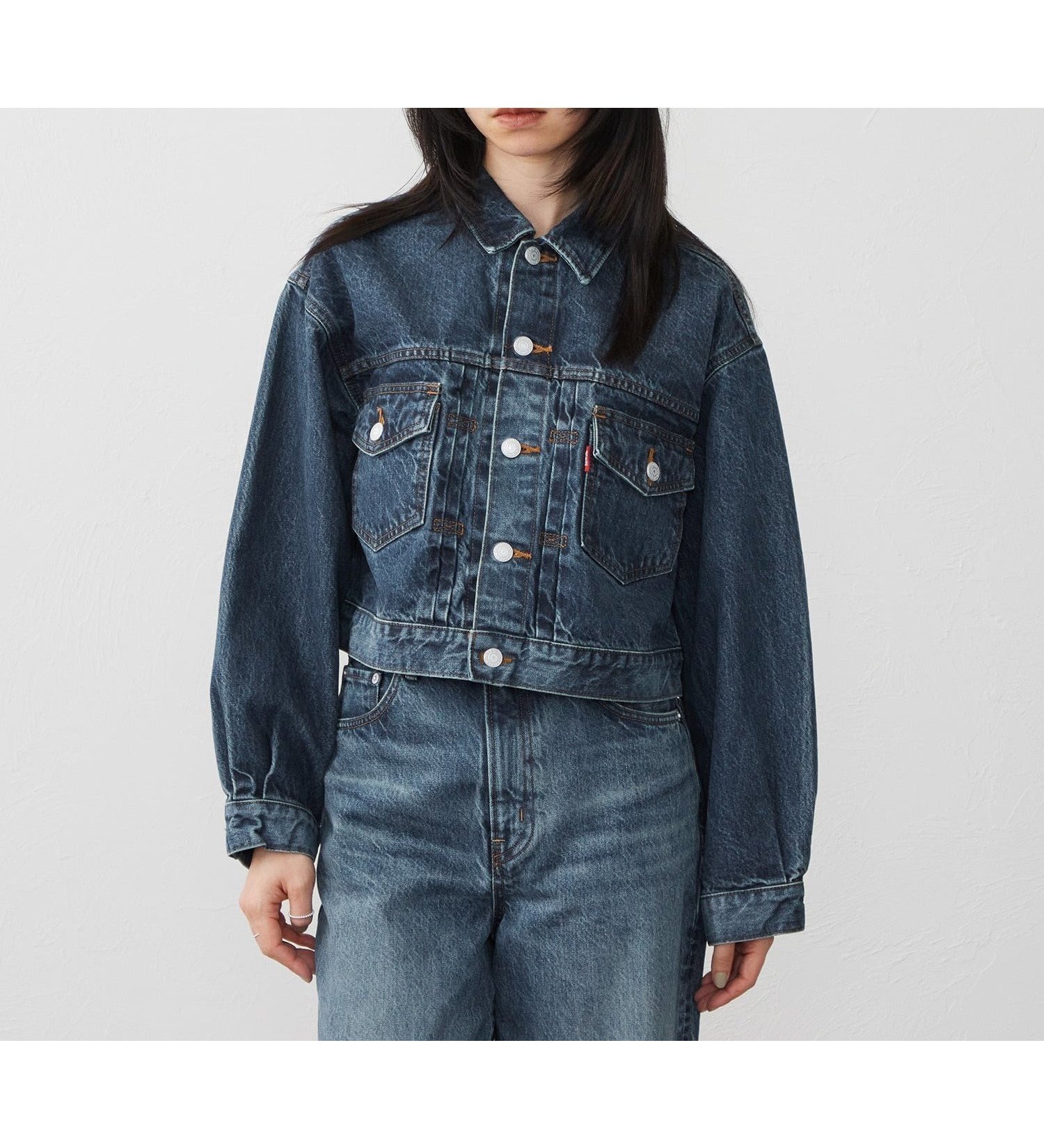 【エドウイン オンライン モール/EDWIN ONLINE MALL】のEDWIN LADIES 503 ショートデニムジャケット Gジャン 人気、トレンドファッション・服の通販 founy(ファニー) 　ファッション　Fashion　レディースファッション　Fashion for Women　アウター　Coat / Outerwear Collection　レディースジャケット・軽アウター　Jackets　デニムジャケット / カジュアルアウター　Denim Jackets　コンパクト　Compact, Small Size　ショート　Short, Short Length　ジャケット　Jacket, Outerwear　ストレート　Straight, Straight Cut　セットアップ　Set-Up, Coordinated Outfit　デニム　Denim, Jeans Material　フォルム　Silhouette, Form　フラップ　Flap, Flap Pocket　ポケット　Pocket, Pocket Detail　ランダム　Random, Irregular　ワイド　Wide, Wide Fit　おすすめ　Recommended / Our Picks　 other-1|ID: prp329100004918454 ipo3291000000036890468