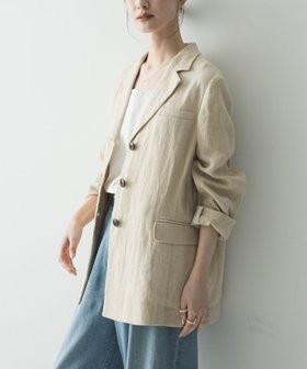 【アーバンリサーチ/URBAN RESEARCH】のオックスリネンテーラードジャケット 人気、トレンドファッション・服の通販 founy(ファニー) ファッション Fashion レディースファッション Fashion for Women アウター Coat / Outerwear Collection レディースジャケット・軽アウター Jackets テーラードジャケット / 通勤・きれいめスタイル Tailored Jackets & Blazers 春 Spring 吸水 Absorbent, Quick-Dry セットアップ Set-Up, Coordinated Outfit デニム Denim, Jeans Material バランス Balance, Style Balance フロント Front, Front Design リネン Linen, Linen Fabric S/S・春夏 SS, Spring/Summer, Warm Season おすすめ Recommended / Our Picks 夏 Summer エレガント 上品 Elegant 2026年 2026 |ID:prp329100004918456