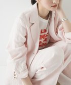 【アーバンリサーチ/URBAN RESEARCH】のオックスリネンテーラードジャケット 人気、トレンドファッション・服の通販 founy(ファニー) ファッション Fashion レディースファッション Fashion for Women アウター Coat / Outerwear Collection レディースジャケット・軽アウター Jackets テーラードジャケット / 通勤・きれいめスタイル Tailored Jackets & Blazers 春 Spring 吸水 Absorbent, Quick-Dry セットアップ Set-Up, Coordinated Outfit デニム Denim, Jeans Material バランス Balance, Style Balance フロント Front, Front Design リネン Linen, Linen Fabric S/S・春夏 SS, Spring/Summer, Warm Season おすすめ Recommended / Our Picks 夏 Summer エレガント 上品 Elegant 2026年 2026 thumbnail ライトピンク|ID: prp329100004918456 ipo3291000000036890477
