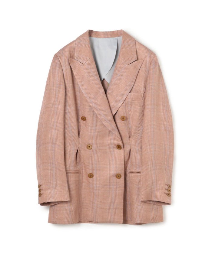 【トゥモローランド/TOMORROWLAND】のレーヨンリネン グレンチェックジャケット インテリア・キッズ・メンズ・レディースファッション・服の通販 founy(ファニー) https://founy.com/ ファッション Fashion レディースファッション Fashion for Women アウター Coat / Outerwear Collection レディースジャケット・軽アウター Jackets おすすめ Recommended / Our Picks とろみ Fluid, Flowy Fabric ジャケット Jacket, Outerwear セットアップ Set-Up, Coordinated Outfit チェック Check, Plaid, Tartan リネン Linen, Linen Fabric |ID: prp329100004918457 ipo3291000000036890478