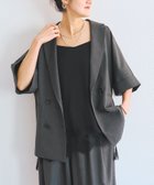 【ビアズリー/BEARDSLEY】のエステルシャンブレージャケット《LIVETART》 人気、トレンドファッション・服の通販 founy(ファニー) ファッション Fashion レディースファッション Fashion for Women アウター Coat / Outerwear Collection レディースジャケット・軽アウター Jackets 春 Spring ジャケット Jacket, Outerwear セットアップ Set-Up, Coordinated Outfit フォルム Silhouette, Form プリント Print, Printed Pattern ポケット Pocket, Pocket Detail レース Lace, Lace Fabric S/S・春夏 SS, Spring/Summer, Warm Season 再入荷 Restock / Back in Stock おすすめ Recommended / Our Picks 夏 Summer エレガント 上品 Elegant thumbnail グレー|ID: prp329100004918459 ipo3291000000036890484