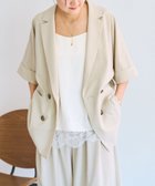 【ビアズリー/BEARDSLEY】のエステルシャンブレージャケット《LIVETART》 人気、トレンドファッション・服の通販 founy(ファニー) ファッション Fashion レディースファッション Fashion for Women アウター Coat / Outerwear Collection レディースジャケット・軽アウター Jackets 春 Spring ジャケット Jacket, Outerwear セットアップ Set-Up, Coordinated Outfit フォルム Silhouette, Form プリント Print, Printed Pattern ポケット Pocket, Pocket Detail レース Lace, Lace Fabric S/S・春夏 SS, Spring/Summer, Warm Season 再入荷 Restock / Back in Stock おすすめ Recommended / Our Picks 夏 Summer エレガント 上品 Elegant thumbnail ベージュ|ID: prp329100004918459 ipo3291000000036890485