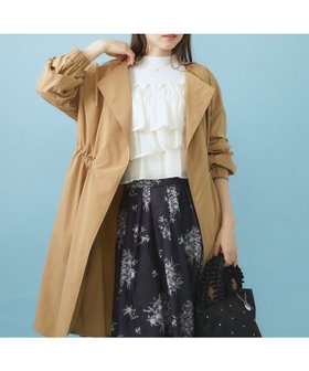 【インデックス/INDEX】のヴィンテージクロスノーカラーロングコート【洗濯機OK/ストレッチ/イージーアイロン】 人気、トレンドファッション・服の通販 founy(ファニー) ファッション Fashion レディースファッション Fashion for Women アウター Coat / Outerwear Collection コート・ロングコート・ピーコート Long Coats, Peacoats & More 春 Spring 秋 Autumn 軽量 Lightweight, Ultra Light シンプル Simple, Minimal ストレッチ Stretch, Stretchy Fabric スマート Smart, Elegant トレンド Trend, Trending Now ドローストリング Drawstring, Pull Cord ポケット Pocket, Pocket Detail エレガント 上品 Elegant |ID:prp329100004918465