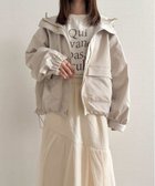 【リベルモア/libelle more】の【テフロン加工/防汚機能/撥水】Eツイルギャザーブルゾン マウンテンパーカー 人気、トレンドファッション・服の通販 founy(ファニー) ファッション Fashion レディースファッション Fashion for Women アウター Coat / Outerwear Collection ブルゾンジャケット・スポーティアウター Blouson Jackets トップス・カットソー Cut & Sew Tops レディースパーカー・カジュアルフーディー Casual Hoodies & Sweatshirts ギャザー Gathered, Ruffled ショート Short, Short Length ツイル Twist, Twisted Detail バランス Balance, Style Balance パーカー Hoodie, Parka フラップ Flap, Flap Pocket ポケット Pocket, Pocket Detail エレガント 上品 Elegant thumbnail グレージュ|ID: prp329100004918472 ipo3291000000036890537