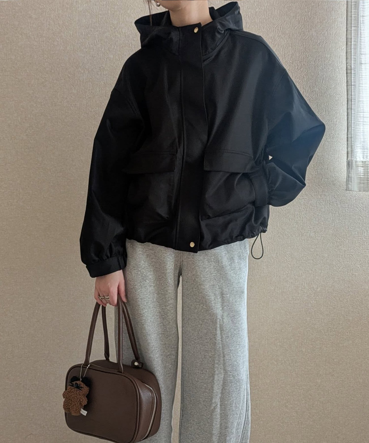 【リベルモア/libelle more】の【テフロン加工/防汚機能/撥水】Eツイルギャザーブルゾン マウンテンパーカー インテリア・キッズ・メンズ・レディースファッション・服の通販 founy(ファニー) ファッション Fashion レディースファッション Fashion for Women アウター Coat / Outerwear Collection ブルゾンジャケット・スポーティアウター Blouson Jackets トップス・カットソー Cut & Sew Tops レディースパーカー・カジュアルフーディー Casual Hoodies & Sweatshirts ギャザー Gathered, Ruffled ショート Short, Short Length ツイル Twist, Twisted Detail バランス Balance, Style Balance パーカー Hoodie, Parka フラップ Flap, Flap Pocket ポケット Pocket, Pocket Detail エレガント 上品 Elegant クロ|ID: prp329100004918472 ipo3291000000036890540