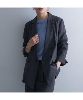 【アンタイトル/UNTITLED】の【接触冷感/UVカット/洗える】エアリー ダブルブレストジャケット 人気、トレンドファッション・服の通販 founy(ファニー) ファッション Fashion レディースファッション Fashion for Women アウター Coat / Outerwear Collection レディースジャケット・軽アウター Jackets ウォーター Water エアリー Airy Texture 洗える Machine Washable ジャケット Jacket, Outerwear ストレッチ Stretch, Stretchy Fabric スマート Smart, Elegant スーツ Suit, Formalwear セットアップ Set-Up, Coordinated Outfit デニム Denim, Jeans Material 定番 Standard, Basic Item 人気 Popular, Best Seller ポケット Pocket, Pocket Detail ミックス Mix, Mixed Style リラックス Relax, Relaxed Fit ワイド Wide, Wide Fit おすすめ Recommended / Our Picks 日本製 Made In Japan |ID:prp329100004918480