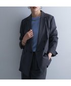 【アンタイトル/UNTITLED】の【接触冷感/UVカット/洗える】エアリー ダブルブレストジャケット チャコールグレー|ID: prp329100004918480 ipo3291000000036890569