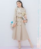 【ウィルセレクション/WILLSELECTION】のリボンスリーブ3WAYトレンチコート 人気、トレンドファッション・服の通販 founy(ファニー) ファッション Fashion レディースファッション Fashion for Women アウター Coat / Outerwear Collection コート・ロングコート・ピーコート Long Coats, Peacoats & More トレンチコート / 春秋の定番アウター Trench Coats なめらか Smooth, Silky Texture インナー Innerwear クラシカル Classical, Vintage-Inspired ショート Short, Short Length ジャケット Jacket, Outerwear スリーブ Sleeve, Long Sleeve / Short Sleeve トレンチ Trench, Trench Coat リボン Ribbon, Bow エレガント 上品 Elegant thumbnail ベージュ|ID: prp329100004918483 ipo3291000000036890586