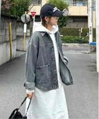 【ノッチ/notch】の【sweet web掲載】デニムシャツジャケット 人気、トレンドファッション・服の通販 founy(ファニー) 雑誌掲載アイテム Magazine Picks & Fashion Features ファッション雑誌 Fashion Magazines スウィート Sweet ファッション Fashion レディースファッション Fashion for Women アウター Coat / Outerwear Collection レディースジャケット・軽アウター Jackets インナー Innerwear キャミソール Camisole, Spaghetti Strap Top ジャケット Jacket, Outerwear 雑誌 Magazine, Fashion Magazine デニム Denim, Jeans Material ラウンド Round, Round Neck ロング Long, Long-Length thumbnail ブラック|ID: prp329100004918486 ipo3291000000036890605