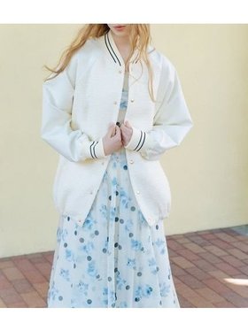 【ファーファー/FURFUR】の2WAYツイードスタジャン 人気、トレンドファッション・服の通販 founy(ファニー) ファッション Fashion レディースファッション Fashion for Women ギャザー Gathered, Ruffled スマート Smart, Elegant ツイード Twill, Twill Weave ドローコード Drawcord, Drawstring Cord パターン Pattern, Design Print フレア Flare, Flared フロント Front, Front Design ベーシック Basic, Essential |ID:prp329100004918489