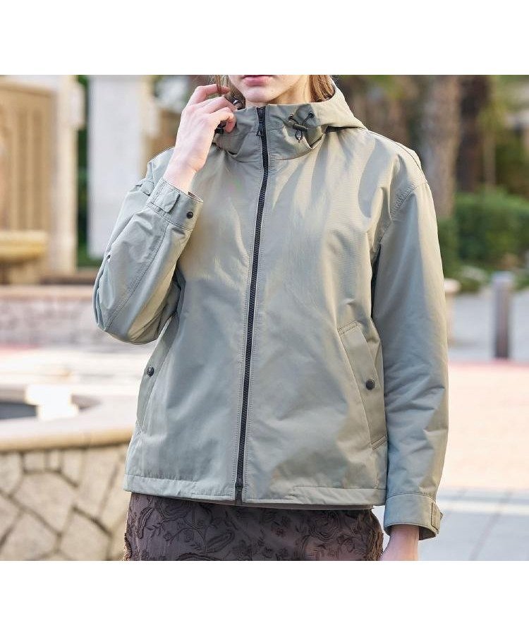 【ドレステリア/DRESSTERIOR】の【ウォッシャブル/撥水素材】撥水ツイル マウンテンパーカー インテリア・キッズ・メンズ・レディースファッション・服の通販 founy(ファニー) 　ファッション　Fashion　レディースファッション　Fashion for Women　トップス・カットソー　Cut & Sew Tops　レディースパーカー・カジュアルフーディー　Casual Hoodies & Sweatshirts　ウォッシャブル　Machine Washable　コンパクト　Compact, Small Size　ストレッチ　Stretch, Stretchy Fabric　スポーティ　Sporty, Casual Athletic　スマート　Smart, Elegant　ツイル　Twist, Twisted Detail　ドット　Polka Dot, Dot Pattern　パーカー　Hoodie, Parka　フェミニン　Feminine, Girly　プリント　Print, Printed Pattern　ポケット　Pocket, Pocket Detail　ミックス　Mix, Mixed Style　おすすめ　Recommended / Our Picks　オリーブグリーン|ID: prp329100004918495 ipo3291000000036890635