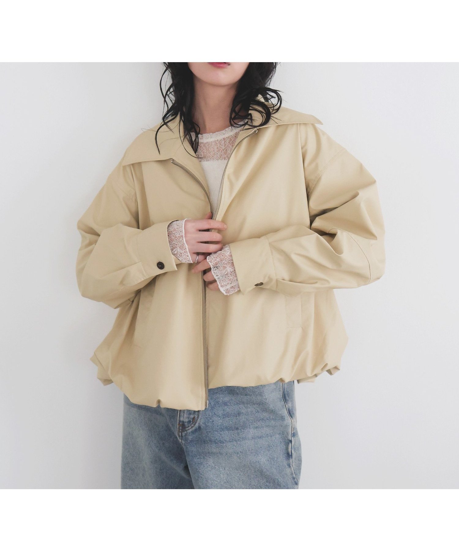 【リアン/Lian】のフェイクレザーバルーンジャケット インテリア・キッズ・メンズ・レディースファッション・服の通販 founy(ファニー) 　ファッション　Fashion　レディースファッション　Fashion for Women　アウター　Coat / Outerwear Collection　レディースジャケット・軽アウター　Jackets　ミドル　Middle Length, Mid Height　イエロー|ID: prp329100004918497 ipo3291000000036890645