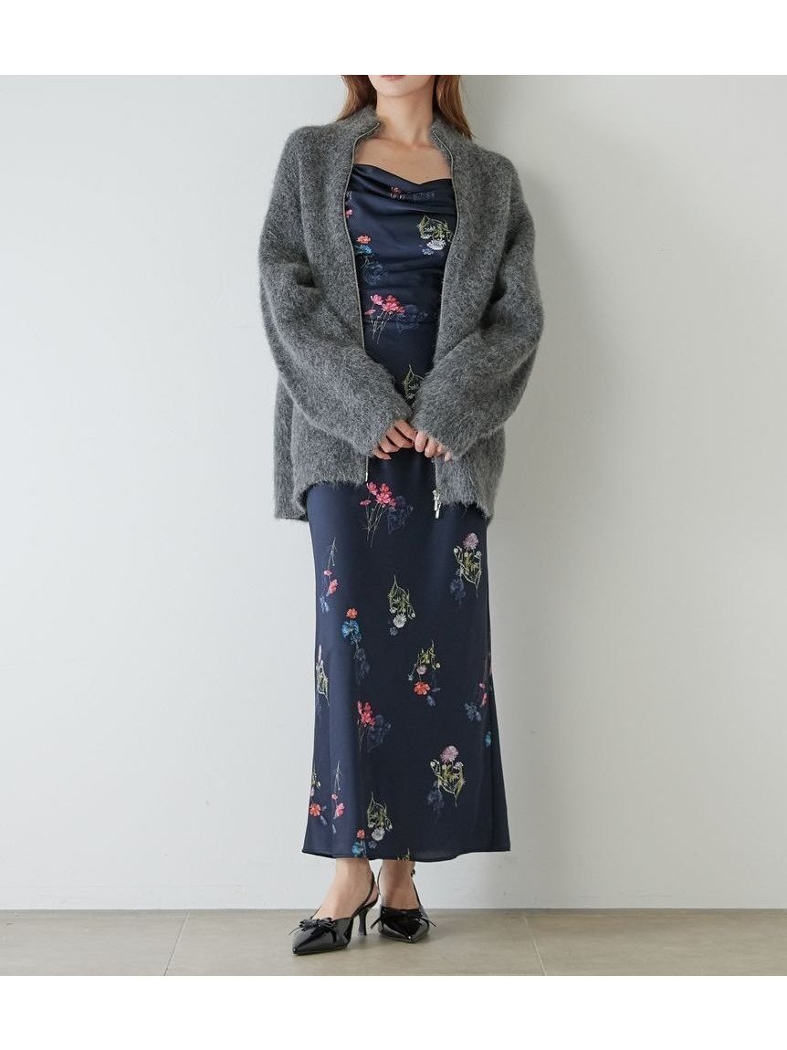 【スナイデル/SNIDEL】のアルパカシャギージップコート インテリア・キッズ・メンズ・レディースファッション・服の通販 founy(ファニー) 　ファッション　Fashion　レディースファッション　Fashion for Women　アウター　Coat / Outerwear Collection　コート・ロングコート・ピーコート　Long Coats, Peacoats & More　ショルダー　Shoulder, Shoulder Strap　ストレート　Straight, Straight Cut　スマート　Smart, Elegant　ドロップ　Drop Shoulder, Dropped Style　パステル　Pastel, Soft Color　ファブリック　Fabric, Textile　フォルム　Silhouette, Form　ポケット　Pocket, Pocket Detail　A/W・秋冬　Autumn/Winter　おすすめ　Recommended / Our Picks　DGRY[008]|ID: prp329100004918500 ipo3291000000036890654